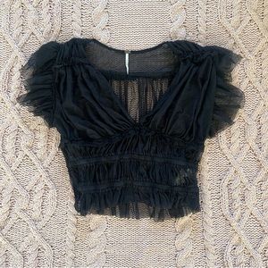 Free People Sheer Top - Wednesday Addams